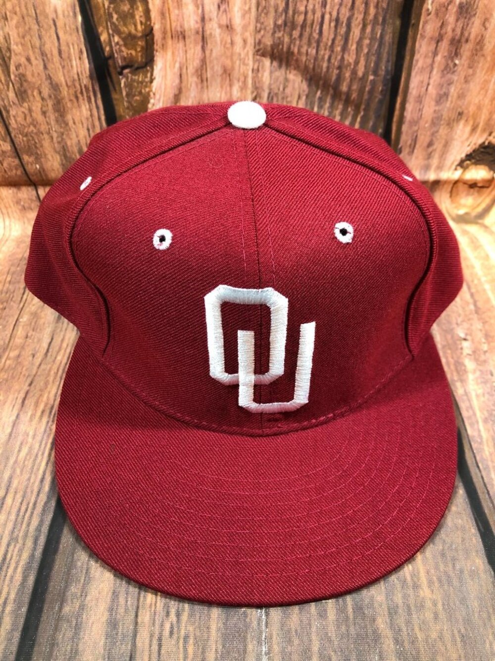 NOS 6 3/4 Fitted Vintage University of Oklahoma Sooners New Era Pro  Hat